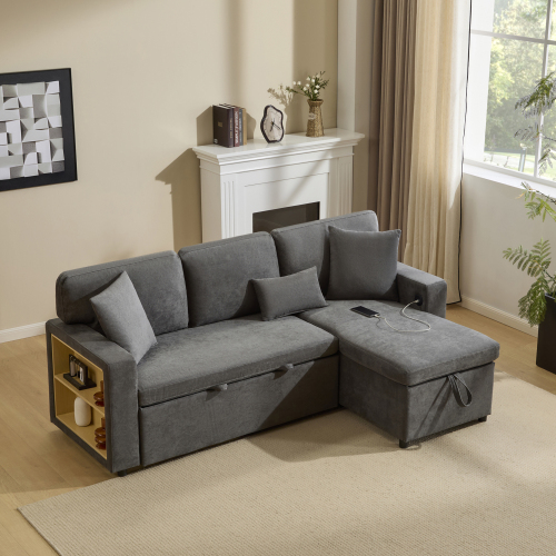 Ecksofa Lavena L-Form mit Schlaffunktion