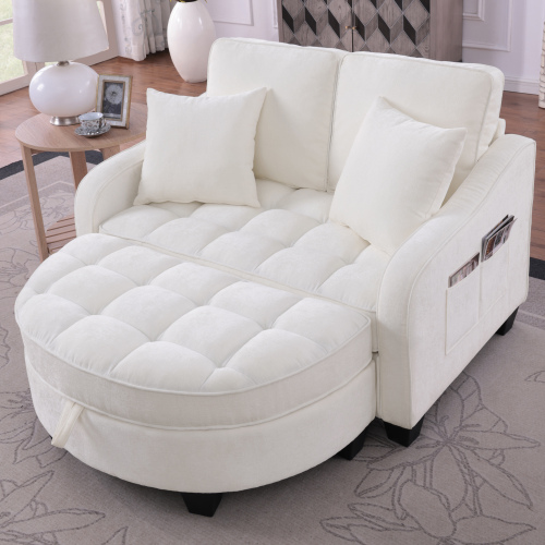 Multifunktionssofa Verso 2-in-1 mit Hocker